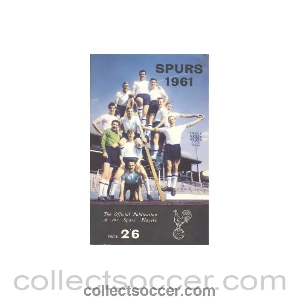 1961 - Spurs 1961 - The Official Publication of the Spurs' Players - brochure - Collect Soccer