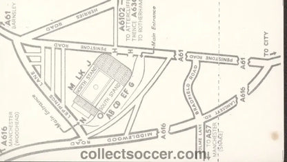 1961 Unused Ticket Sheffield Wednesday v Manchester United FA Cup 4th Round - Collect Soccer
