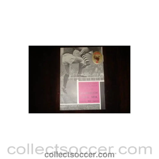 1962 Anderlecht v C.D.N.A. Sofia Bulgaria official programme 14/11/1962 European Cup
