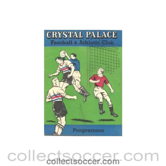 1962 - Crystal Palace v Barnsley official programme 03/02/1962 - Collect Soccer