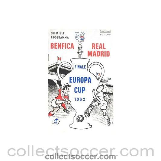 1962 European Cup Final Benfica v Real Madrid official programme