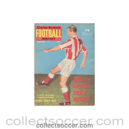 1962 - Football Monthly magazine of February 1962 - Collect Soccer