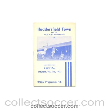 1962 - Huddersfield Town v Chelsea official programme 13/10/1962 - Collect Soccer