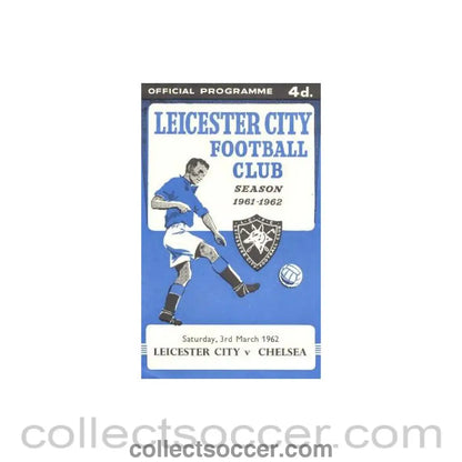 1962 - Leicester City vChelsea official programme 03/03/1962 a postponed match