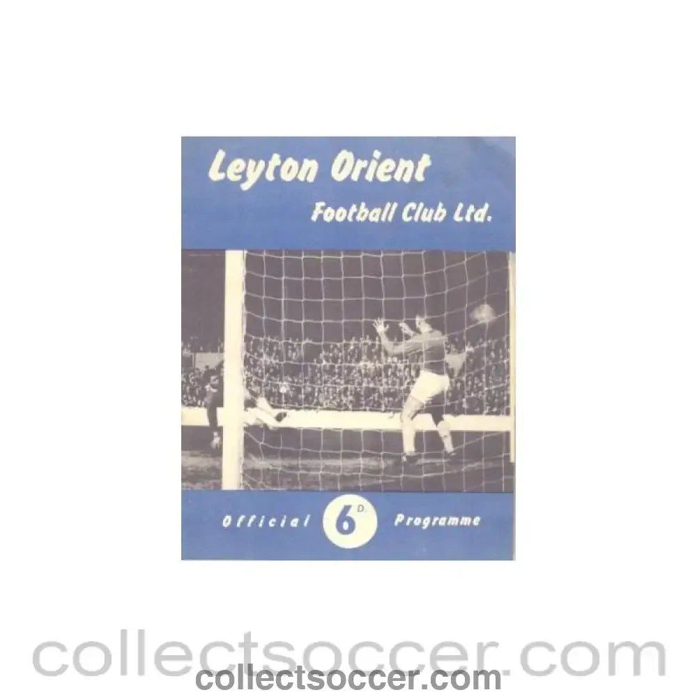 1962 - Leyton Orient v Scunthorpe United official programme 14/04/1962 - Collect Soccer