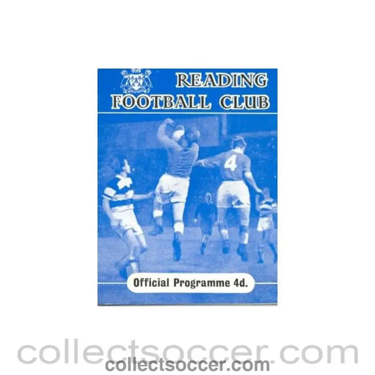 1962 - Reading v Portsmouth official programme 16/03/1962 - Collect Soccer