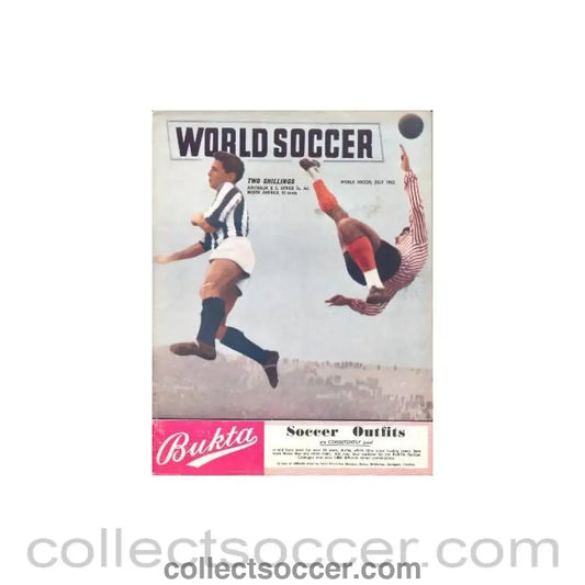 1962 - World Soccer magazine of July 1962
