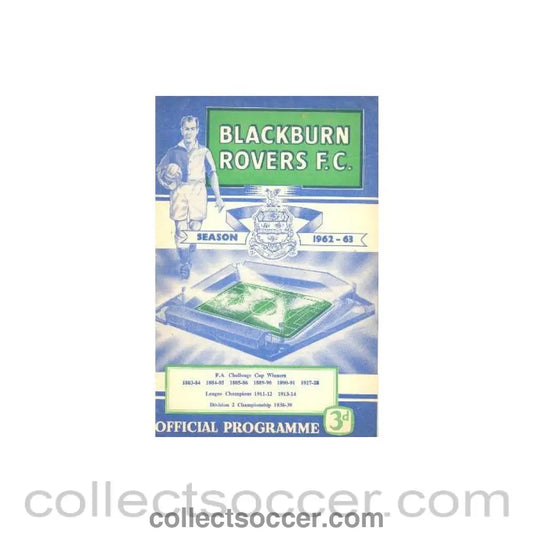 1963 - Blackburn Rovers v Blackpool official programme 25/03/1963