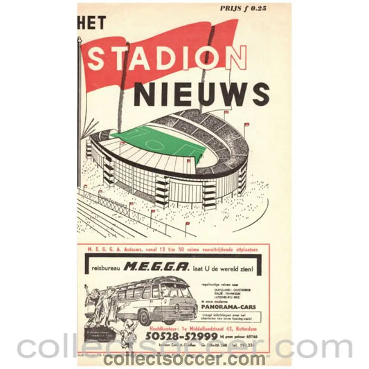 1963 Cup Winners Cup Final Stadium News Issue Programme Atletico Madrid v Tottenham Hotspur - Collect Soccer