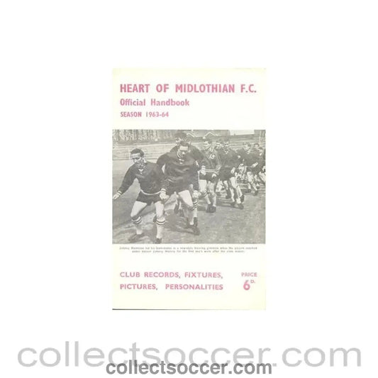 1963 - Heart of Midlothian Official Handbook 1963 - 1964 - Collect Soccer