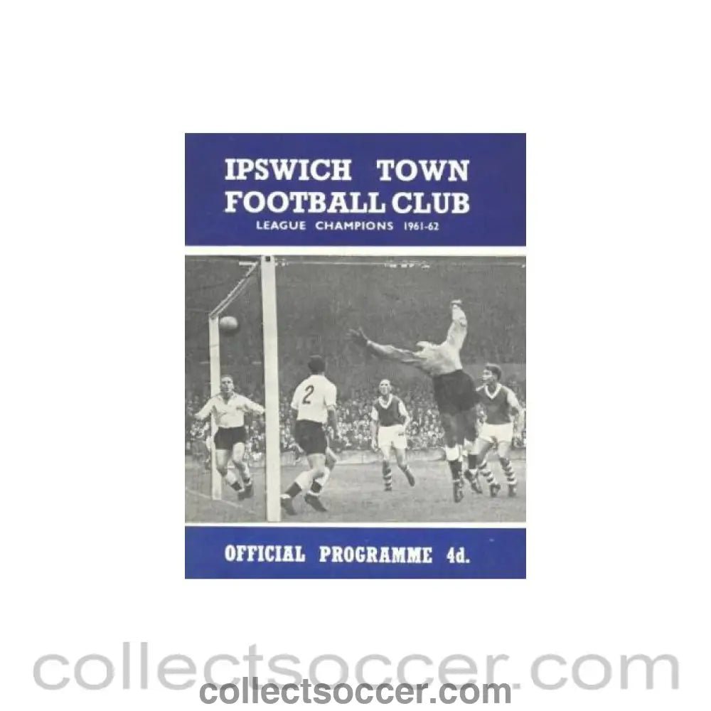 1963 - Ipswich Town vChelsea official programme 12/10/1963 - Collect Soccer