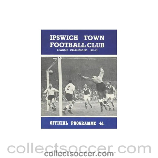 1963 - Ipswich Town vChelsea official programme 12/10/1963