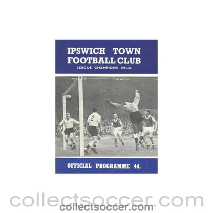 1963 - Ipswich Town vChelsea official programme 12/10/1963 - Collect Soccer