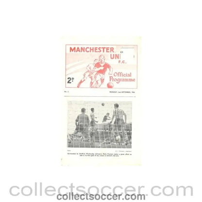 1963 - Manchester United v Chesterfield Reserves official programme 02/09/1963 - Collect Soccer