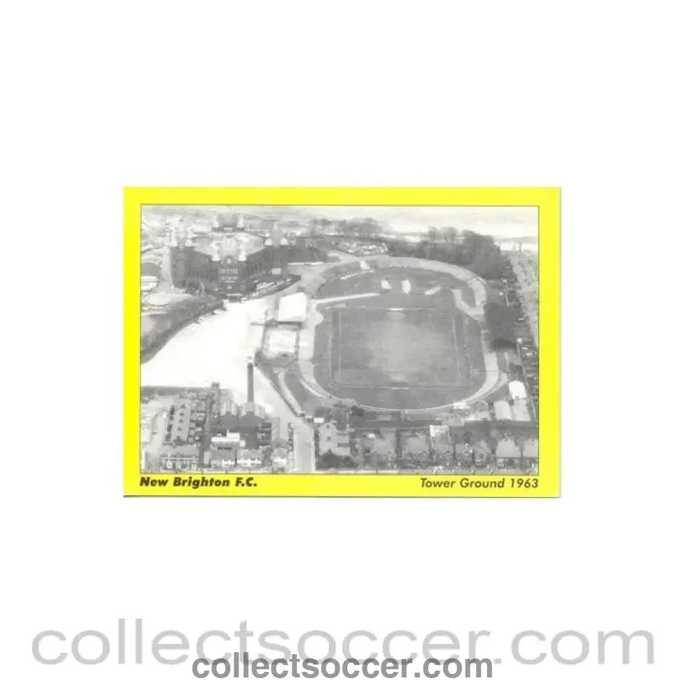 1963 - New Brighton FC Tower Ground 1963 postcard - Collect Soccer