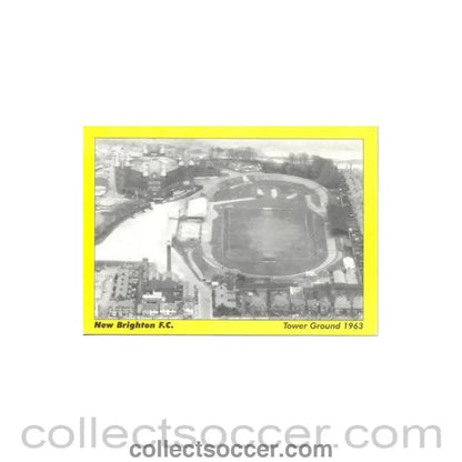 1963 - New Brighton FC Tower Ground 1963 postcard - Collect Soccer