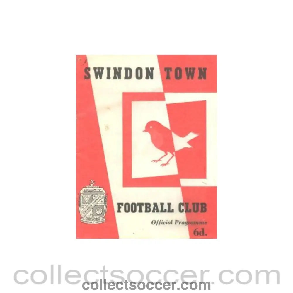 1963 - Swindon Town vChelsea official programme 25/09/1963