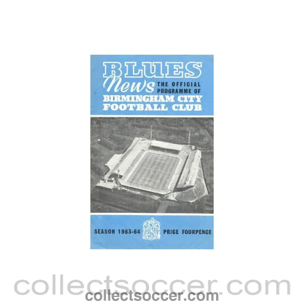 1964 - Birmingham City vChelsea official programme 28/03/1964