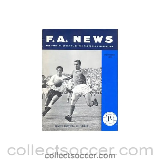 1964 - F.A. News - official journal of The Football Association November 1964