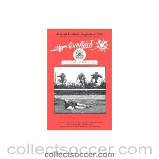 1964 - Gunflash - Arsenal fanzine No: 162 of October 1964 - Collect Soccer