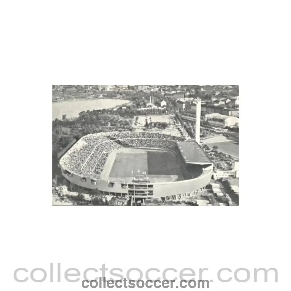 1964 - Helsinki Stadium postcard of 16/07/1964 - Collect Soccer