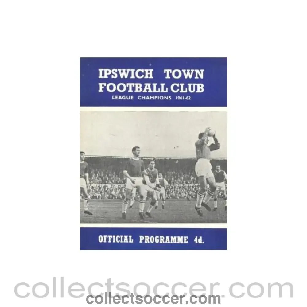 1964 - Ipswich Town v Sheffield Wednesday official programme 11/01/1964 - Collect Soccer