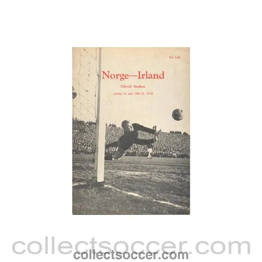 1964 - Norway v Ireland official programme 13/05/1964 - Collect Soccer