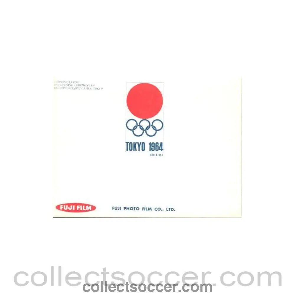 1964 Olympics Tokyo set of 10 black & white photographs in an original hard envelope - Collect Soccer