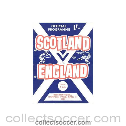 1964 Scotland v England official programme 11/04/1964 - Collect Soccer