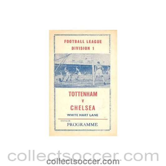 1964 - Tottenham Hotspur vChelsea programme 1964-1965 Pirate Programme