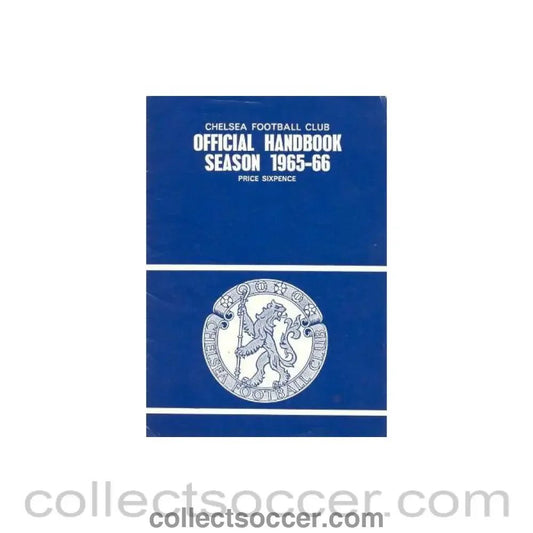 1965 - 1966 Chelsea Official Handbook Season - Collect Soccer