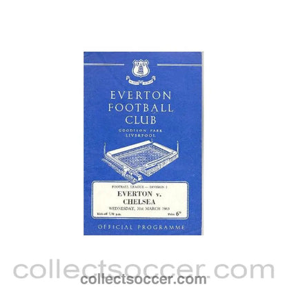 1965 - Everton vChelsea official programme 31/03/1965 - Collect Soccer