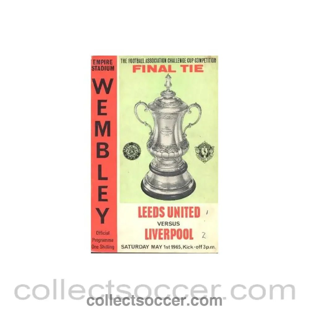 1965 FA Cup Final Programme Leeds United v Liverpool - Collect Soccer