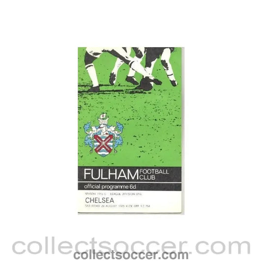 1965 - Fulham v Chelsea official programme 28/08/1965 - Collect Soccer