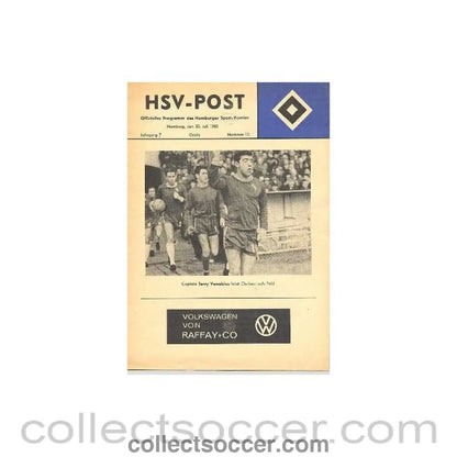 1965 - Hamburg vChelsea official programme 30/07/1965 in German - Collect Soccer