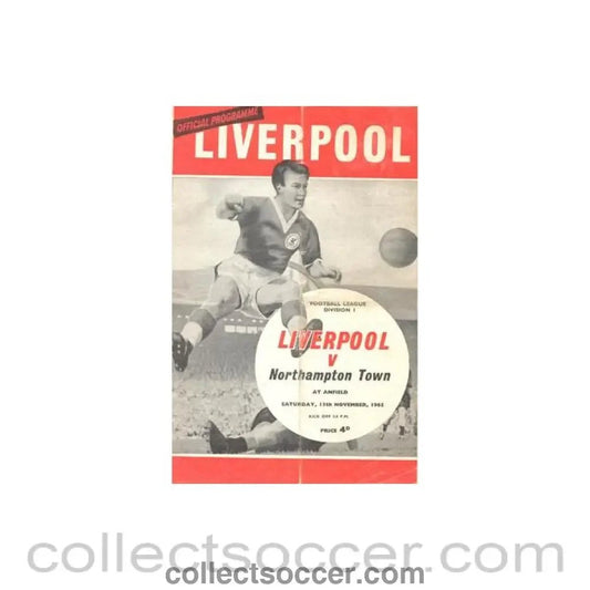 1965 - Liverpool v Northampton Town 13/11/1965 - Collect Soccer