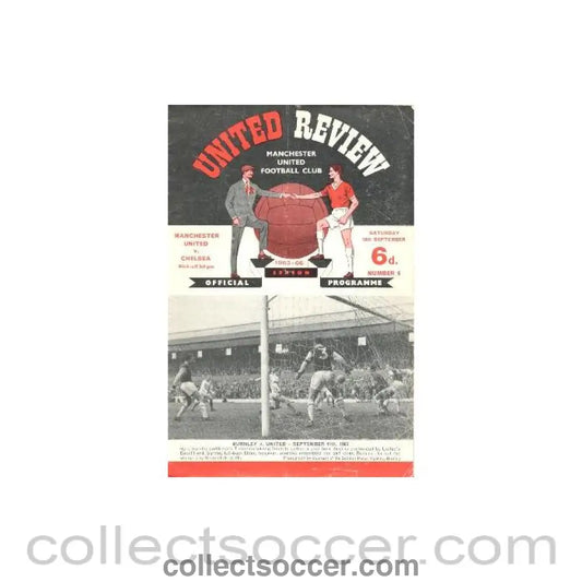 1965 - Manchester United v Chelsea official programme 18/09/1965