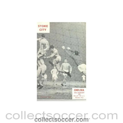 1965 - Stoke City vChelsea official programme 25/08/1965 - Collect Soccer