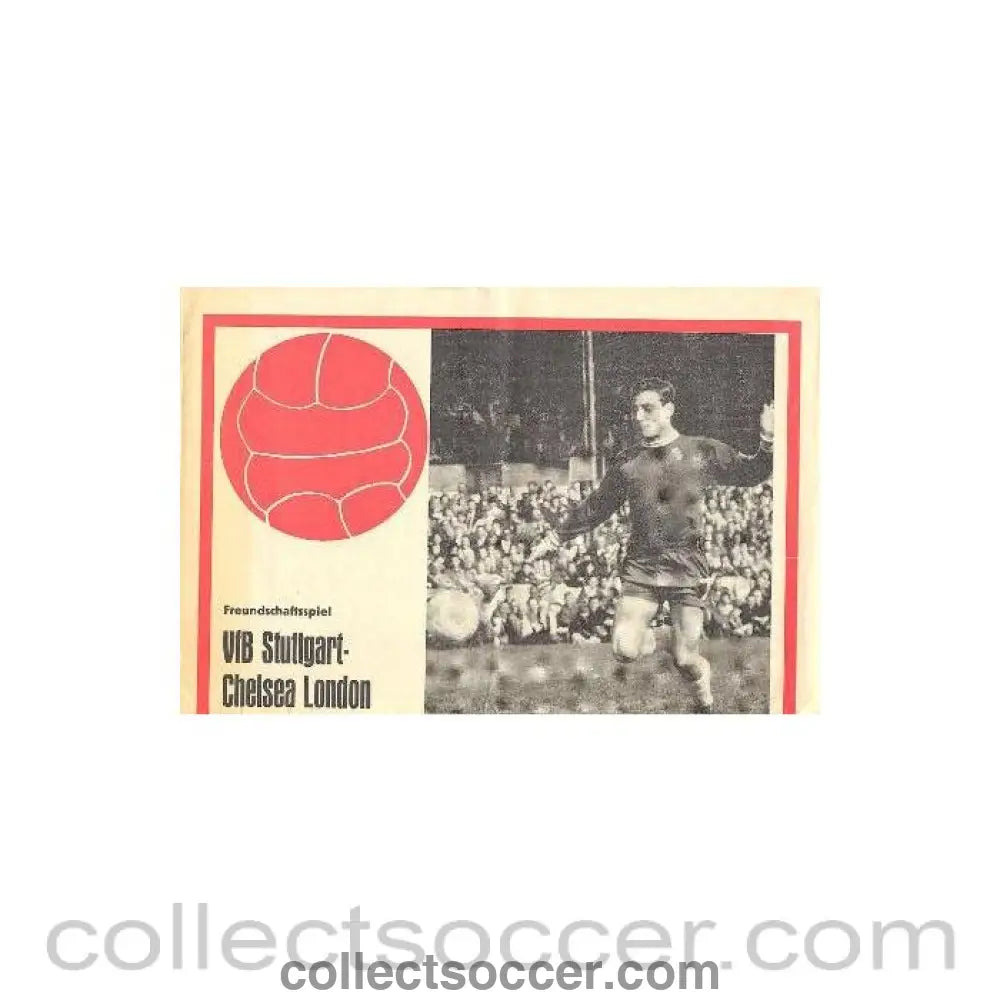 1965 - Stuttgart vChelsea official programme 27/07/1965