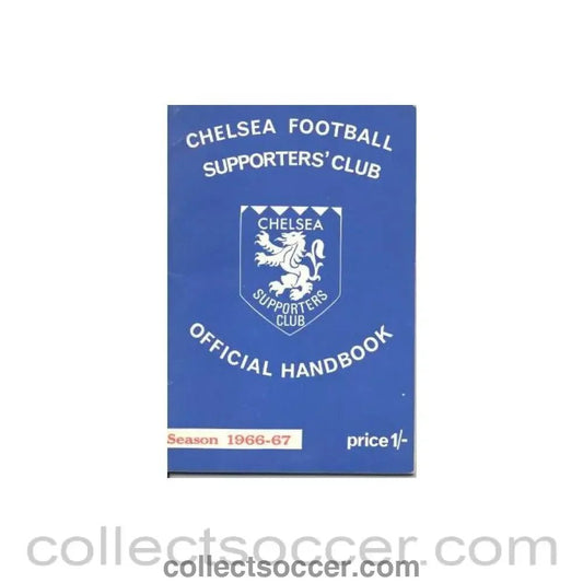 1966 - 1967 Chelsea Official Supporters' Club Handbook - Collect Soccer