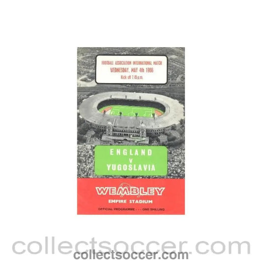 1966 England v Yugoslavia official programme 04/05/1966 - Collect Soccer