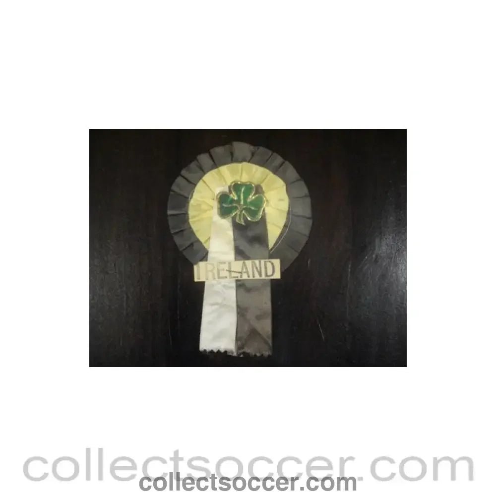1966 - Ireland Vintage Rosette Vintage Rosette World Cup England 1966 - Collect Soccer