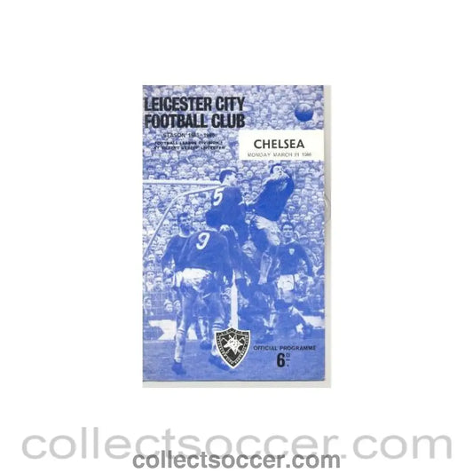 1966 - Leicester City vChelsea official programme 21/03/1966