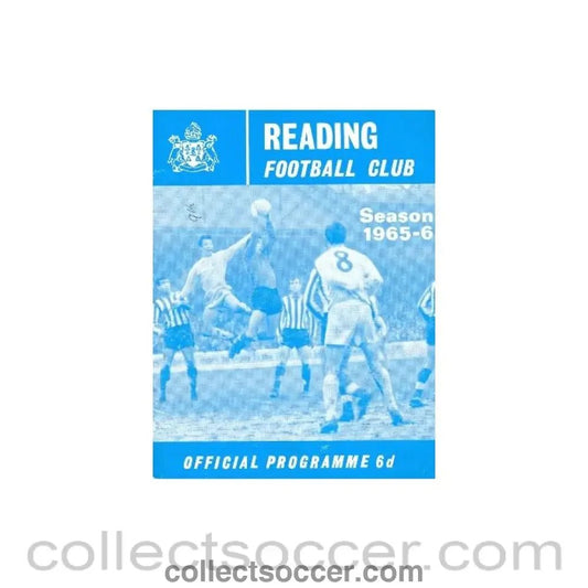 1966 - Reading v Swindon Town official programme 02/04/1966 - Collect Soccer
