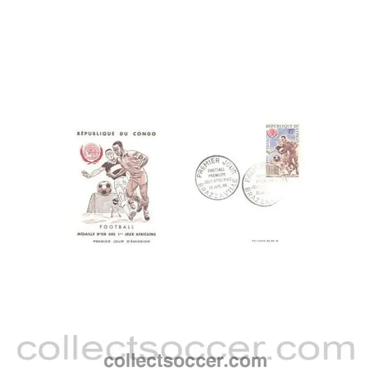 1966 - Republic of Congo at 1966 World Cup First Day Cover 15/07/1966
