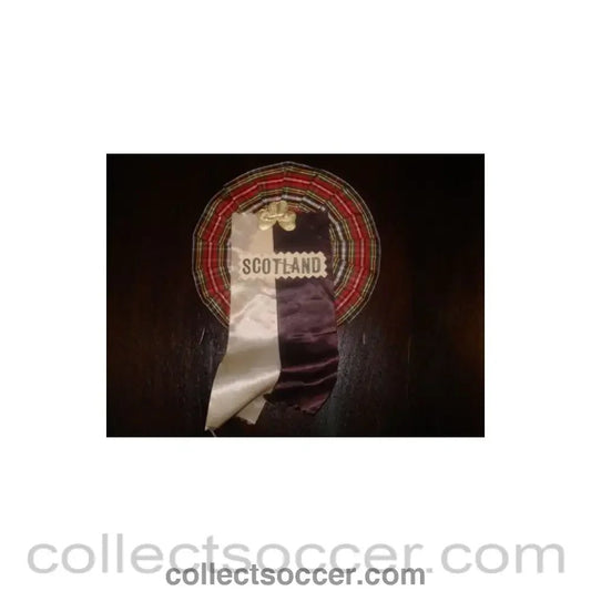 1966 - Scotland Vintage Rosette World Cup England 1966 - Collect Soccer