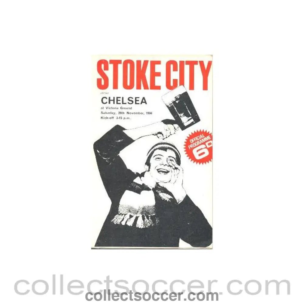 1966 - Stoke City vChelsea official programme 26/11/1966 - Collect Soccer