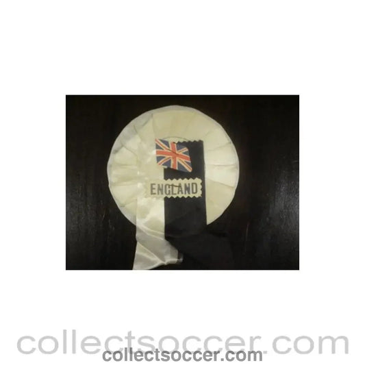 1966 World Cup England Vintage Rosette with national flag - Collect Soccer