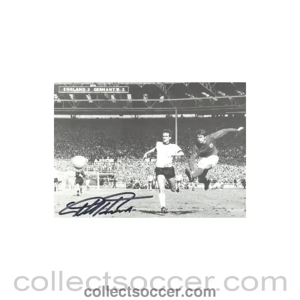 1966 World Cup Final Geoff Hurst Signed Photo - Collect Soccer