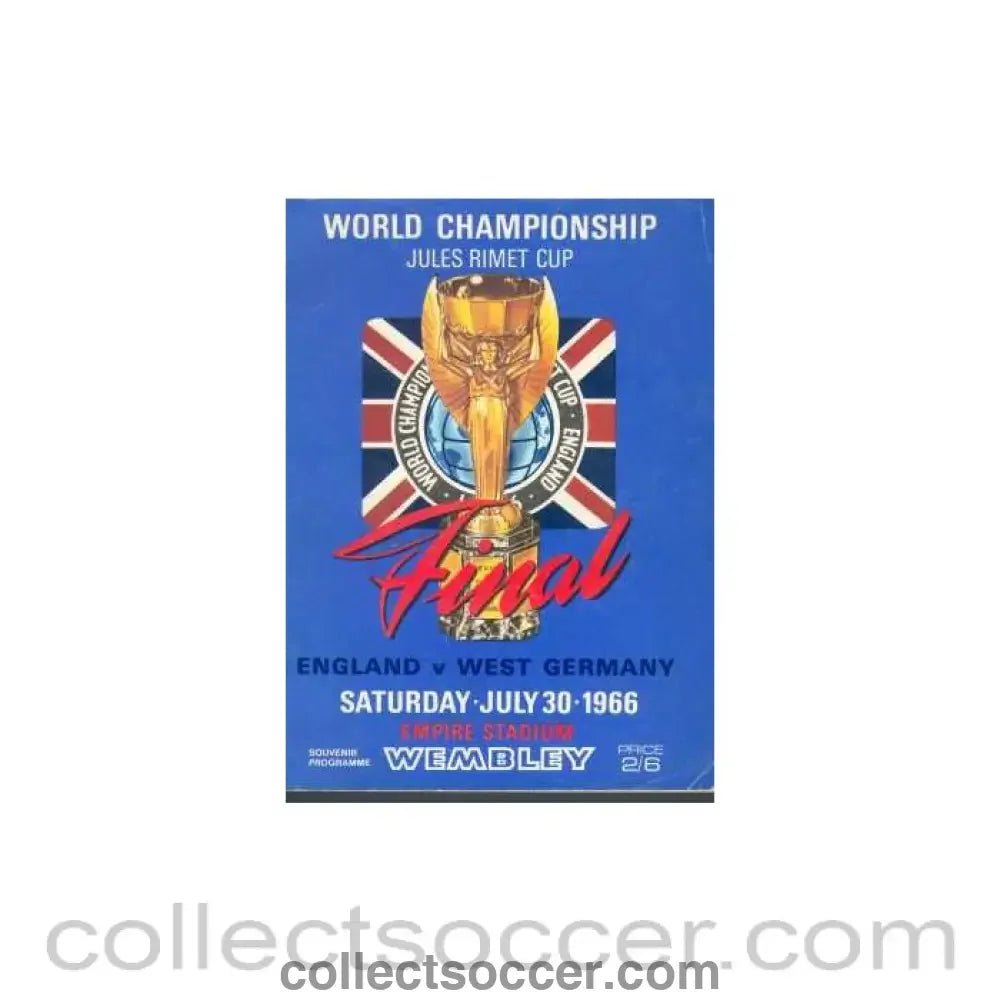 1966 World Cup Final Programme - Collect Soccer